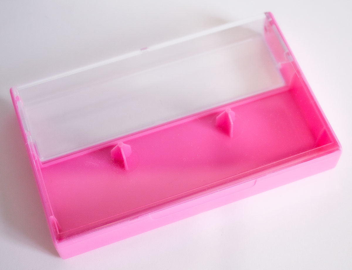 Pink cassette case