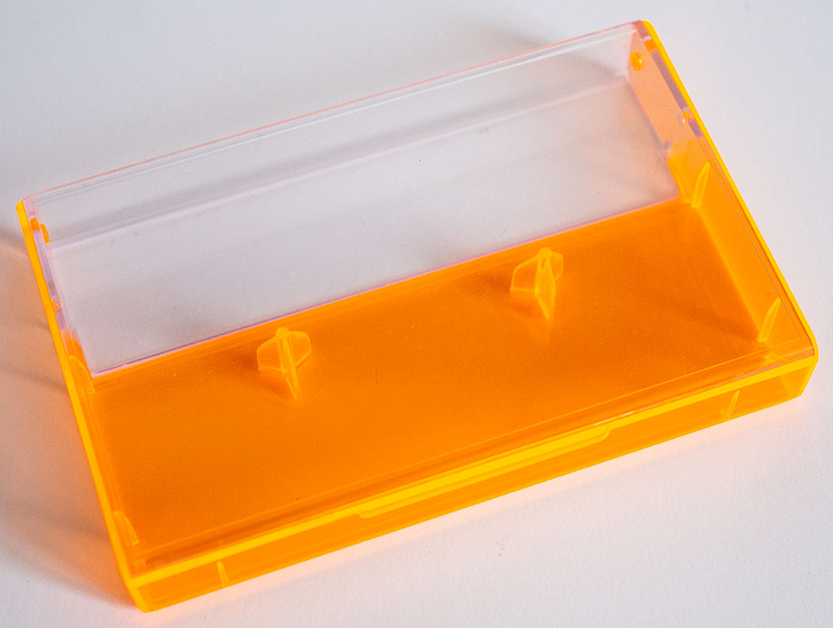 Fluorescent Orange cassette case