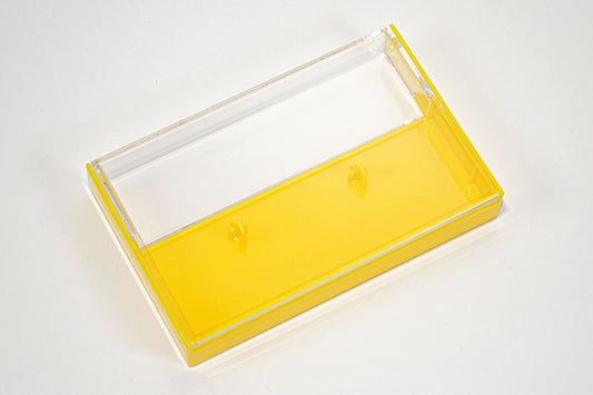 Yellow heavy duty cassette case